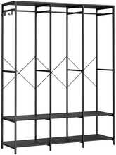 Avatud riidekapp Songmics, 40 x 141 x 180 cm, must