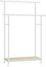 Riidepuuriiul Songmics, 39.6 x 98.5 x 156.8 cm, tamm/kreem