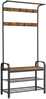 Riidenagi Vasagle HSR400B01, 84 x 33.7 x 183 cm, pruun-must