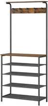 Riidenagi VASAGLE, 31.5 x 68 x 183.5 cm, vintagepruun-must