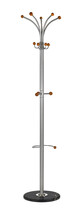 Riidepuu Halmar W46, 180 x 38 cm, hõbedane