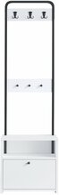 Riidestange Kalune Design Tina 393MRD1404, 170 cm, valge/must