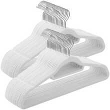 Riidepuud Songmics, 50 tk, 45 x 0.6 x 23.5 cm, valge