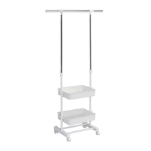Riidepuu Evelekt FERGUS, 47-77 x 29 x 92-165 cm, valge