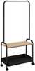 Riidenagi Home4you Fraser, 74 x 35 x 165 cm, must/tamm