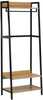 Esikuriiul Home4you Lavina, 64 x 40 x 169 cm, pruun/must