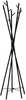 Riidepuu Halmar W35, 180 cm, must