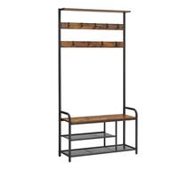 Riidepuu Vasagle HSR409B01, 30 x 85 x 180.5 cm, vintage pruun-must
