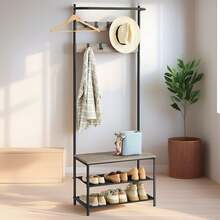 Riidenagi Vasagle, 32,2 x 64 x 180 cm, greige/must