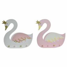 Seinakapp Dkd Home Decor, 40 x 4 x 38.5 cm, puit, valge/heleroosa