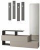 Esikukomplekt Kalune Design 855, 137 cm, hall/beež