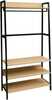 Esikuriiul Home4you Lavinia, 84 x 40 x 169 cm, saar/must
