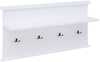 Riidenagi ADRK Furniture GALINEO 03, 99 x 50.5 x 22 cm, valge