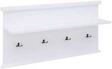 Riidenagi ADRK Furniture GALINEO 03, 99 x 50.5 x 22 cm, valge