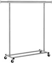 Riidenagi Songmics, 45,4 x (92-132) x 160 cm, valge/hall