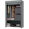 Kangast riidekapp Homcom, 102 x 42.5 x 162.5 cm, hall