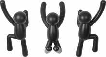 Nagi komplekt Umbra Buddy, 3 tk, must
