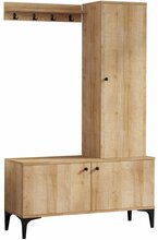 Esikukomplekt Kalune Design Lex, tamm/must, pruun