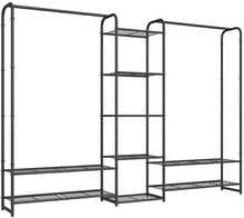 Riidenagi Songmics, 29 x 183 x 158,4 cm, matt must