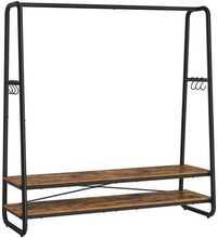 Riidenagi Vasagle RGR112B01, 45 x 138 x 160 cm, vintage pruun-must