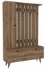 Esiku riidekapp Kalune Design Lala 835PUQ5054, 35 x 112 x 170 cm, pruun