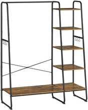 Riidenagi VASAGLE RGR116B01, 45 x 120 cm, vintage pruun/must