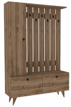 Esiku riidekapp Kalune Design Lala 835PUQ5054, 35 x 112 x 170 cm, pruun