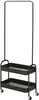 Riidepuu HOMCOM, 56.5 x 31.5 x 152.5 cm, must