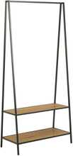 Riidestange Actona Seaford, 77 x 37 x 165 cm, tamm/must