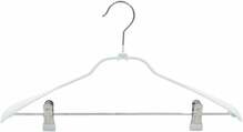 Metallist riidepuu Sauber 24850021, valge, PVC kattega