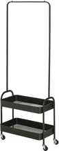 Riidepuu HOMCOM, 56.5 x 31.5 x 152.5 cm, must