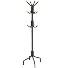 Riidenagi Songmics, metall, must, 55 x 55 x 180 cm