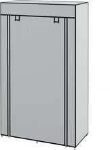 Riidekapp Homcom, 83 x 42.5 x 162.5 cm, hall