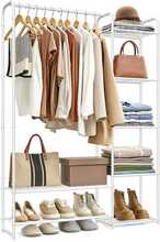 Riidepuu Songmics LGR463B01, 29 x 112 x 158.4 cm, matt valge