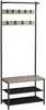Riidenagi VASAGLE, 32.2 x 64 x 180 cm, vintagepruun-must