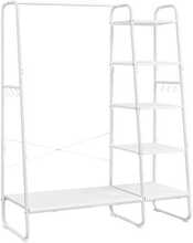Riidestange Vasagle, 45 x 120 x 160 cm, matt valge