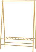 Riidestange Homcom, 116 x 43,5 x 160 cm, naturaalne puit