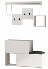 Esikumööbli komplekt Kalune Design Holdon, valge