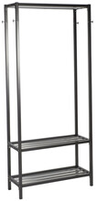 Esikuriiul Home4you Straight, 85 x 32 x 180 cm, must/kroom