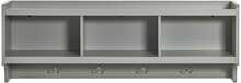 Seinale kinnitatav riiul Sobuy FHK28-HG, 100 x 25 x 35 cm, hall