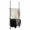 Teleskoopiline riidestange Wenko Herkules, must, 86 cm