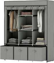 Riidekapp Homcom, 125 x 43 x 162,5 cm, helehall