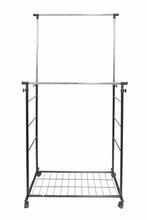 Riidestange Domoletti DR-9-1446, 102 - 175 cm, hõbe/must