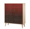 Kapp Kalune Design Multilux 221, 36 x 95 x 111 cm, pruun/punane