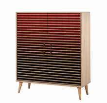 Kapp Kalune Design Multilux 221, 36 x 95 x 111 cm, pruun/punane