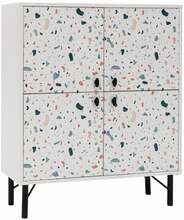 Kapp Kalune Design Multi Purpose Terrazzo, 36 x 95 x 111 cm, valge/mitmevärviline