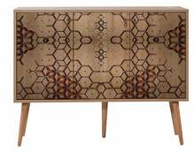 Esikukapp Kalune Design Mega 720, 120 x 36 x 90 cm, tamm/pruun