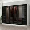 Riidekapp Kalune Design Kale 6664, 52 x 270 x 190 cm, valge/must