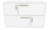 Põrandariiul Kalune Design Mares 322RTC1504, 45 x 120 x 81.6 cm, valge