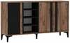 Esikukummut Kalune Design Dora 835PUQ6216, 160 x 40 x 90 cm, antratsiit/pruun
